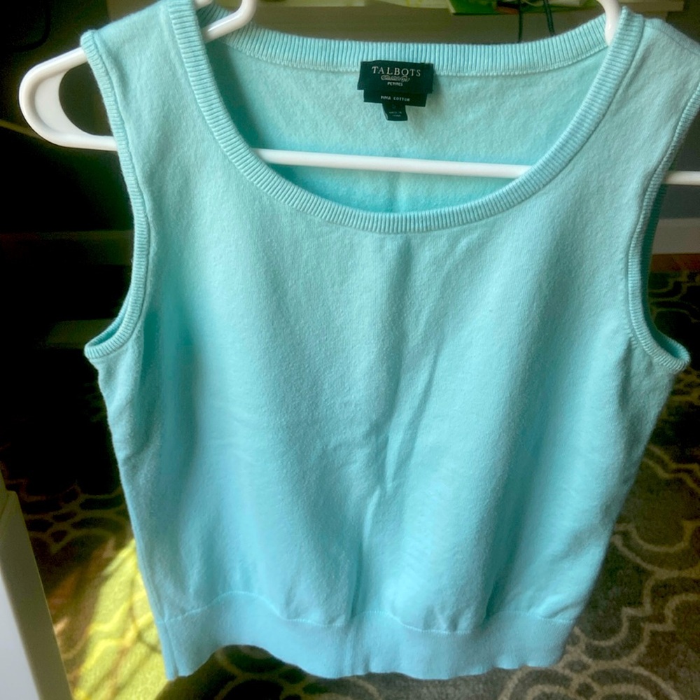 So soft Talbots sweater vest.